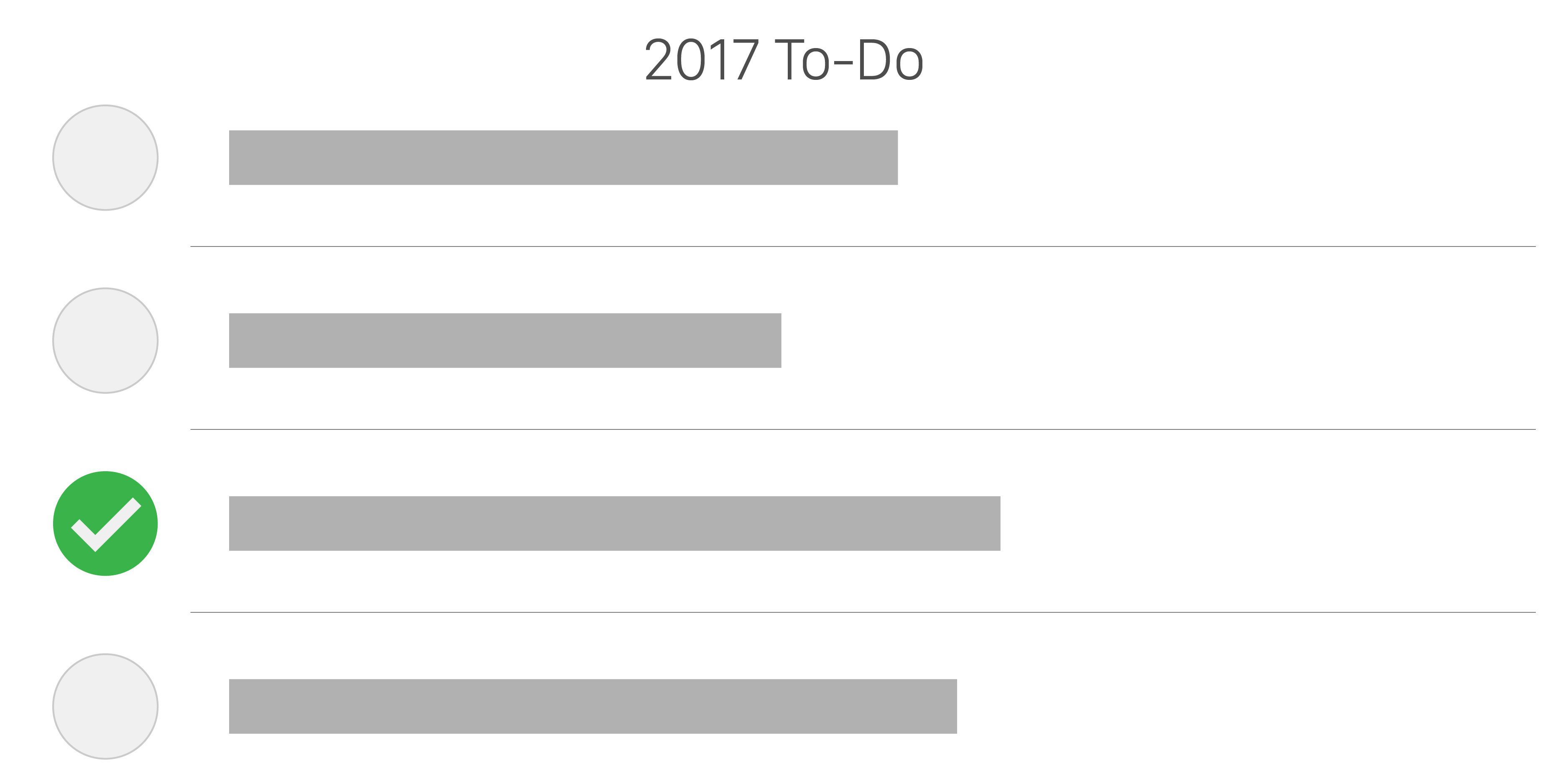 December Checklist for a Smooth Start to 2017